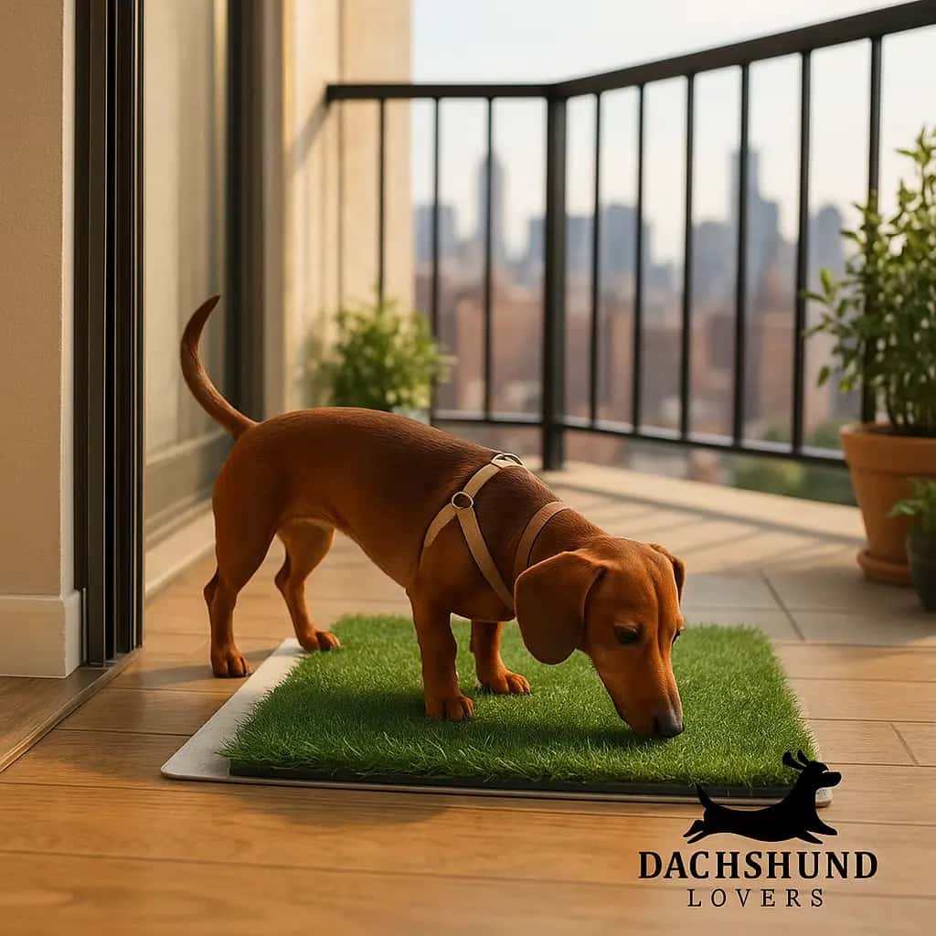 in home potty training a dachshund