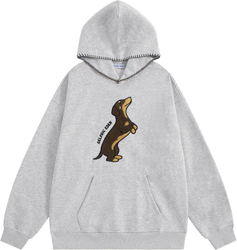 Standing Dachshund Graphic Hoodie AelfricEden