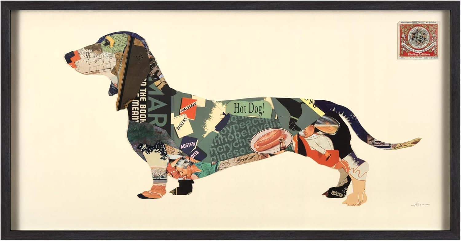 Dachshund Dimensional Collage Wall Art Empire Art Direct