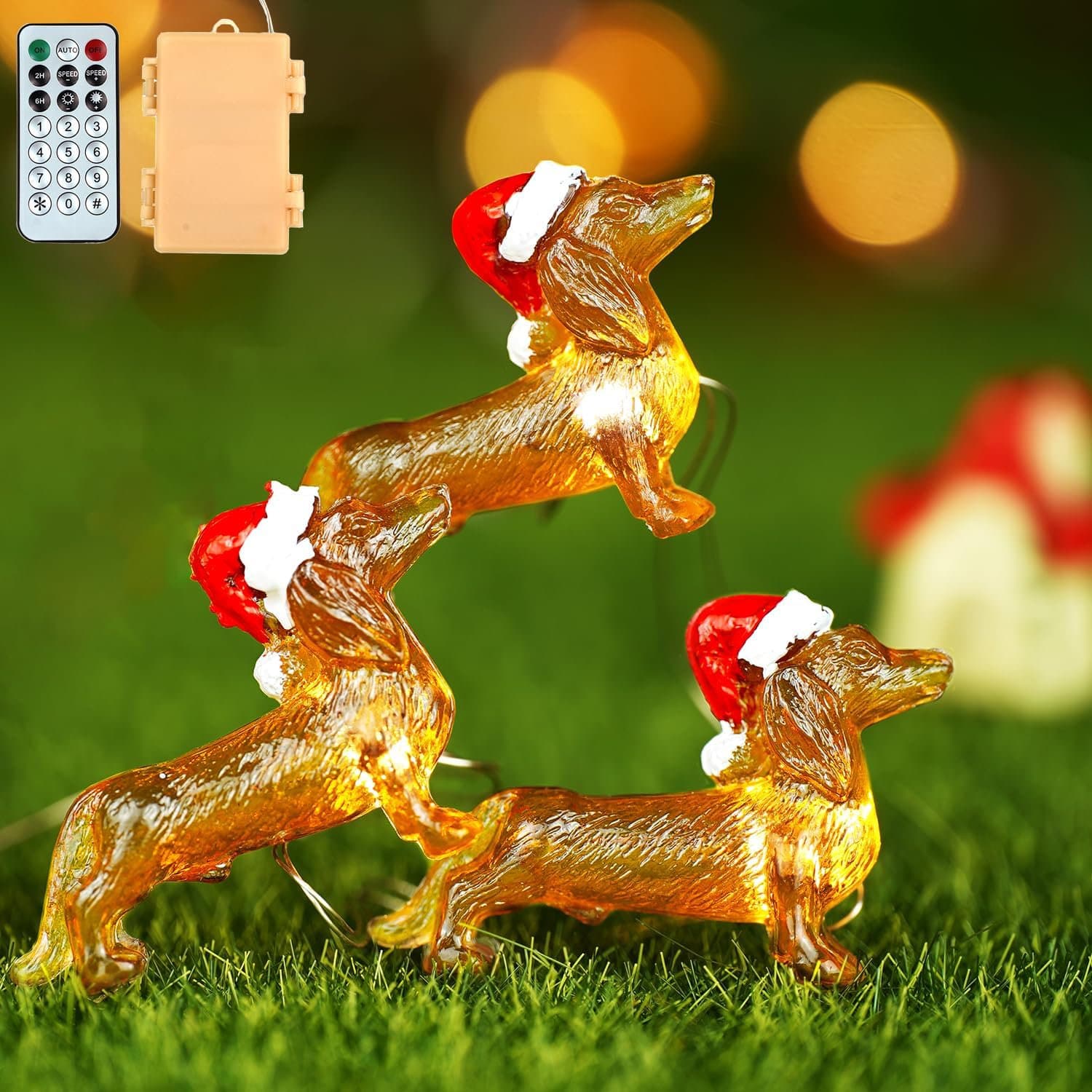Dachshund Christmas String Lights Kaisnova