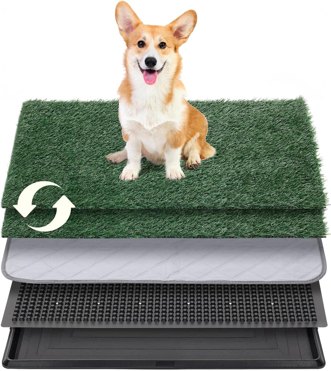 Petcozife Dog Grass Pad With Tray