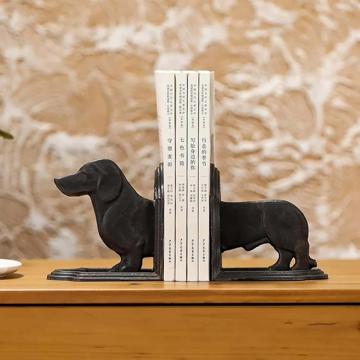 Dachshund Dog Bookends Decorative