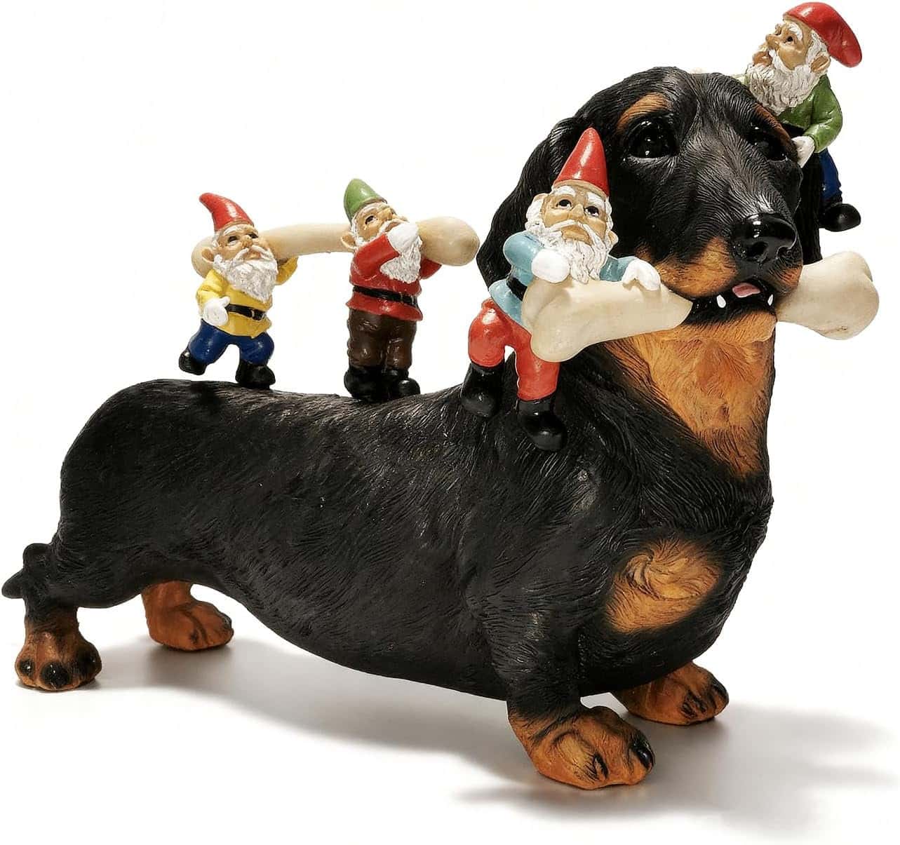Dachshund Garden Gnomes Statue Sunthus
