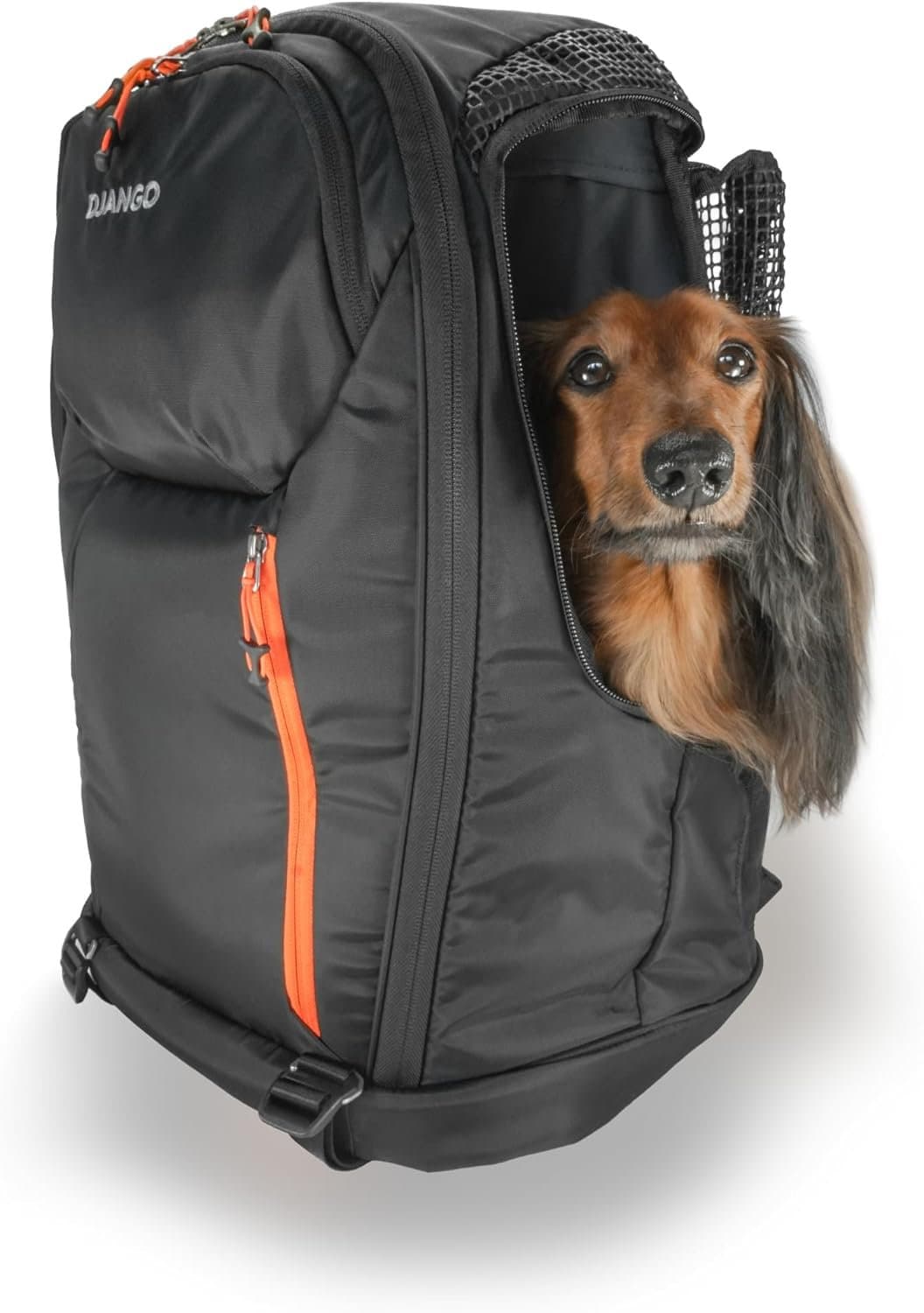 django dog carrier backpack midnight black