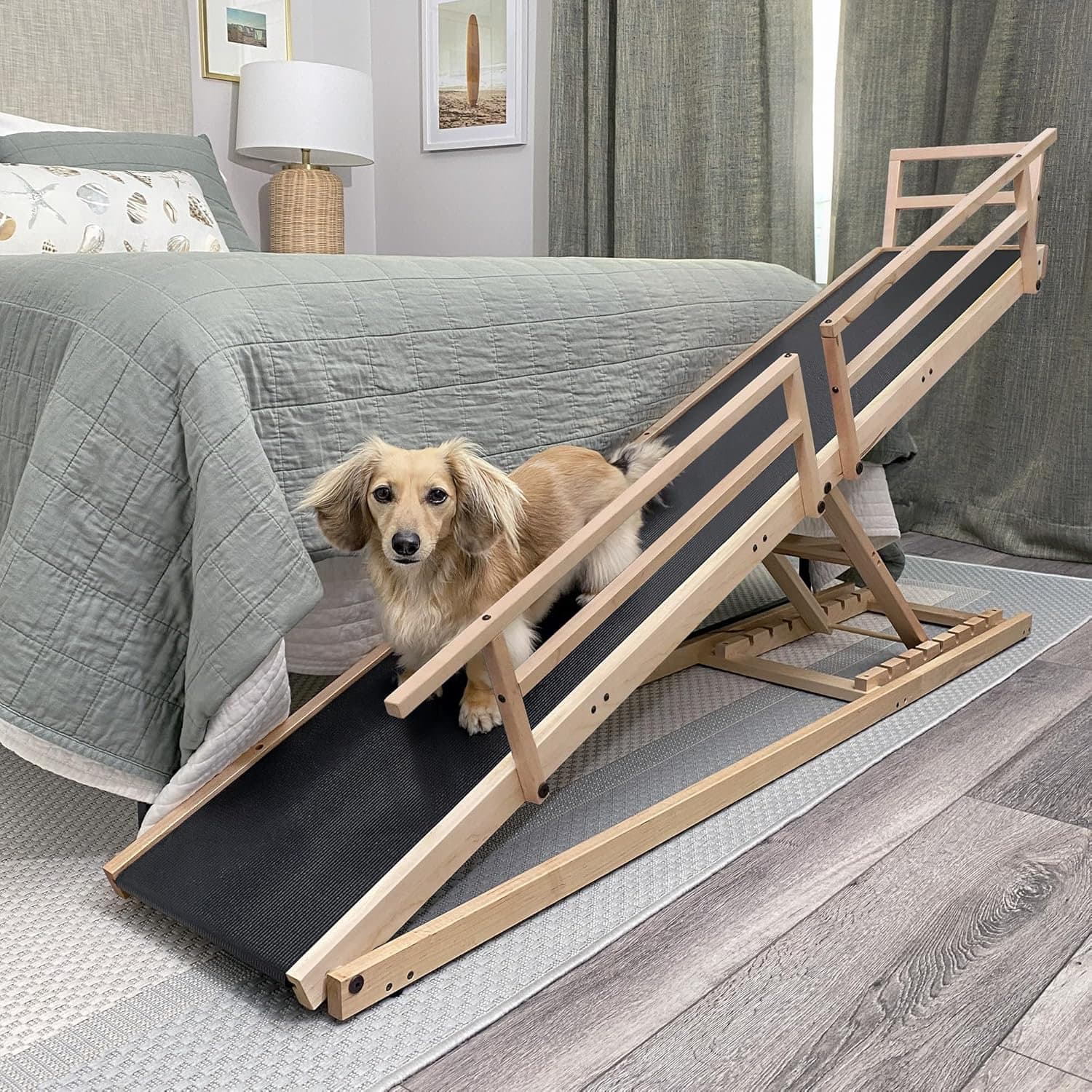 doggoramps bed ramp clear natural